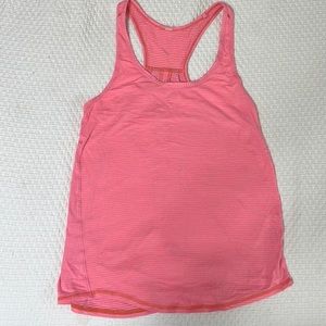 lululemon bright pink racerback tank